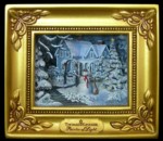 Thomas Kinkade's "Winter" Gallery of Light by Olszewski for Enesco Available June 2009 on the Artist's Web Site www.olszewskistudios-retail.com.