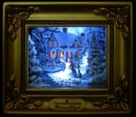 Thomas Kinkade's "Winter" Gallery of Light by Olszewski for Enesco available June 2009 on the Artist's Web site www.olszewskistudios-retail.com