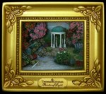 Thomas Kinkade's Spring Gallery of Light by Olszewski for Enesco available June 2009 on Artist's website www.olszewskistudios-retail.com