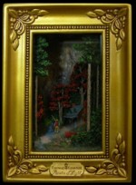 Thomas Kinkade's Fall Gallery of Light by Olszewski for Enesco available July 2009 on the Artist's website www.olszewskistudios-retail.com
