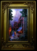 Thomas Kinkade's Fall Gallery of Light by Olszewski for Enesco available July 2009 on the Artist's website www.olszewskistudios-retail.com