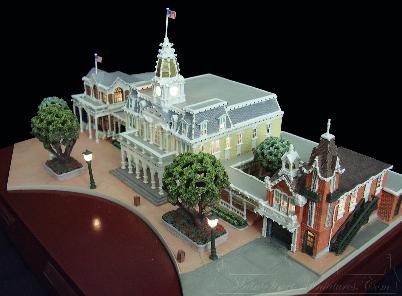 Disney World Main Street USA City Hall and Fire Station