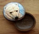 Polar Bear Nature's Canvas by Olszewski for Enesco available July 2009 on the artist's website www.olszewskistudios-retail.com