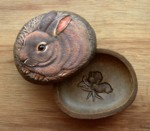 Rabbit Nature's Canvas by Olszewski for Enesco available July 2009 on the artist's website www.olszewskistudios-retail.com