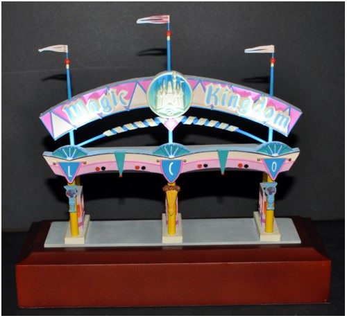 Disney's Magic Kingdom Entrance Sign and Toll Booths
