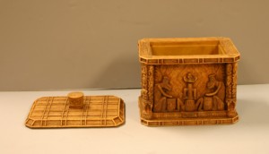 Disney Tiki Drums Heirloom Box by Olszewski (With lid off)