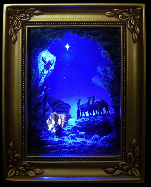 Olszewski Gallery of Light The Nativity - Guiding Light from The Masters Collection Lighted
