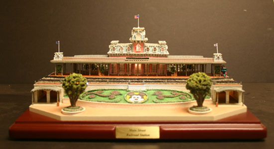 Main Street, U.S.A. Railroad Station by Olszewski