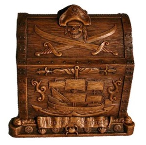 Disney Pirates of the Caribbean Treasure Chest Heirloom Box by Olszewski