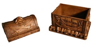 Disney Pirates of the Caribbean Treasure Chest Heirloom Box by Olszewski