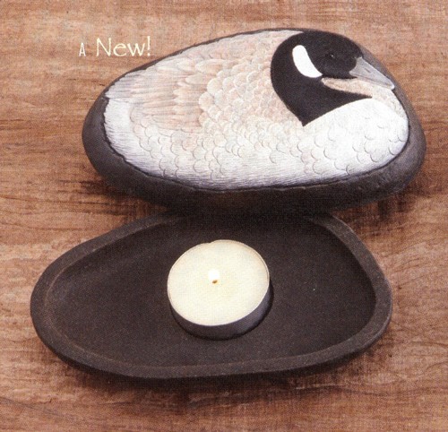 Nature's Canvas Canadian Goose Tealight Holder
