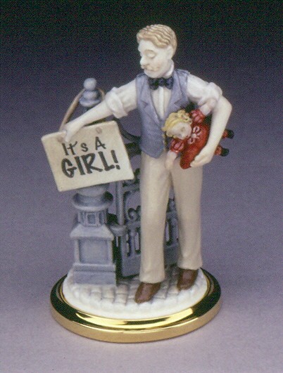 Dad's Joy - Its a Girl by Olszewski for the Victorian Collection