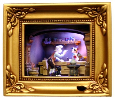 Olszewski Disney Gallery of Light Pinocchio Workshop of Wonder