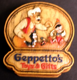 Geppetto's Toy Shop Sign Top