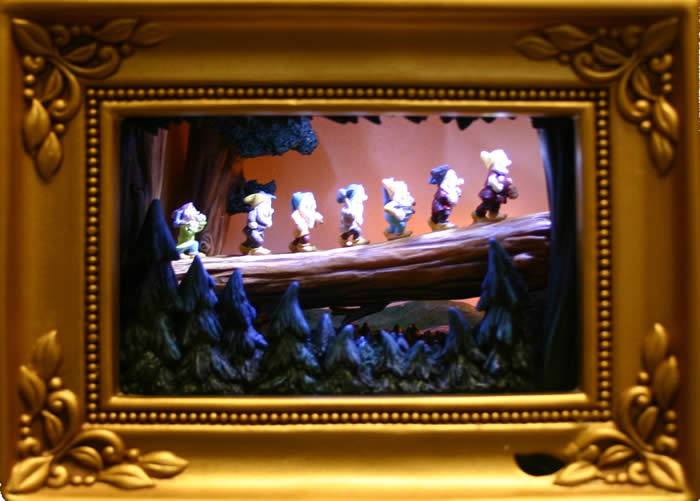 New Disney Parks Olszewski Gallery of Light Snow White Seven Dwarfs Going Home