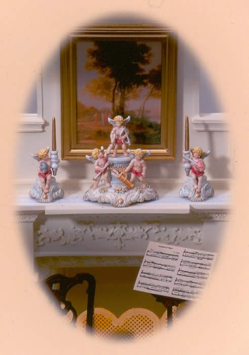 Cherubs on Mantel