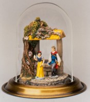 Wishing Well Display with Prince and Snow White