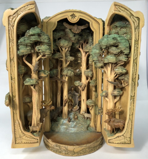 Olszewski Luminiart Woodland Nativity